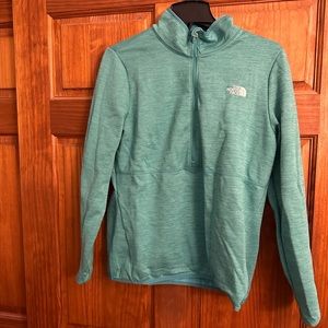 Teal Northface Quarter zip - Never Worn